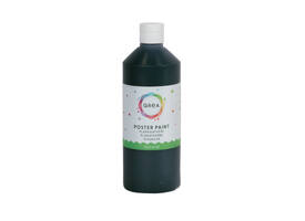 Plakkaatverf Qrea zwart 500ml
