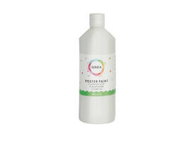 Plakkaatverf Qrea wit 500ml