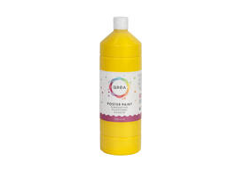 Plakkaatverf Qrea geel 1000ml
