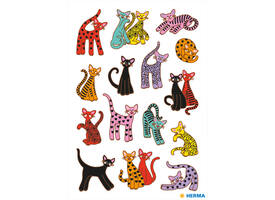 Etiket HERMA 3337 abstracte katten