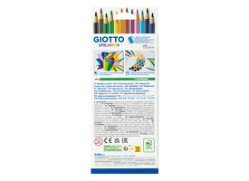 Kleurpotlood Giotto Stilnovo set à 12 kleuren