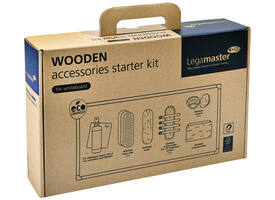 Whiteboard accessoire starter kit Legamaster WOODEN 17 stuks