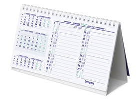 Bureaumaandkalender 2027 Brepols 210x125mm