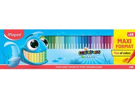 Kleurstift Maped Color'Peps Ocean doos à 48 kleuren