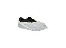 Schoenovertrek CMT 70mu geruwd maat 36-46 CPE wit 50 stuks