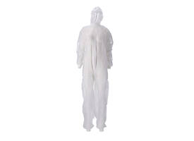 Overall CMT M non-woven ritssluiting PP wit 50 stuks