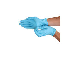 Handschoen CMT M nitril blauw 100 stuks