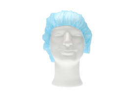 Haarnet CMT bouffant non-woven M 50cm PP blauw 100 stuks