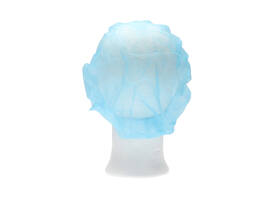 Haarnet CMT bouffant non-woven M 50cm PP blauw 100 stuks