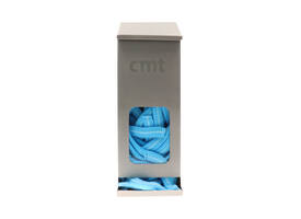 Haarnet CMT clip non-woven L 53cm met detectie strip PP blauw 100 stuks