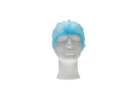 Haarnet CMT clip non-woven L 53cm PP blauw 100 stuks