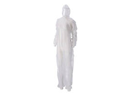 Overall CMT XL non-woven ritssluiting PP wit 50 stuks