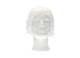 Haarnet CMT bouffant non-woven L 53cm PP wit 100 stuks