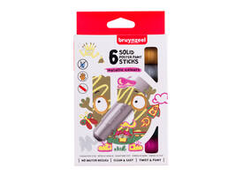 Verfstift Bruynzeel Kids assorti metallic 6 stuks