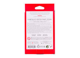 Verfstift Bruynzeel Kids assorti metallic 6 stuks