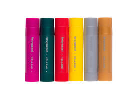 Verfstift Bruynzeel Kids assorti metallic 6 stuks