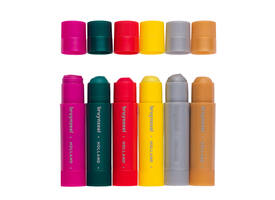 Verfstift Bruynzeel Kids assorti metallic 6 stuks