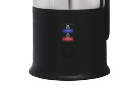 Melkopschuimer Inventum 240ml zwart met rvs
