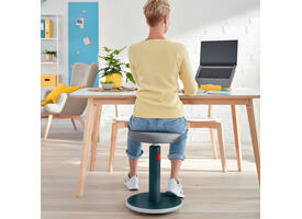 Actieve zit-sta kruk Leitz Ergo Cosy grijs