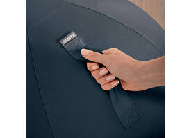 Actieve zitbal Leitz Ergo Cosy 65cm donkergrijs