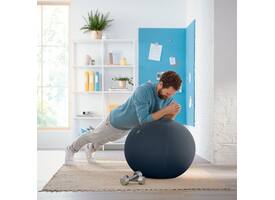 Actieve zitbal Leitz Ergo Cosy 65cm donkergrijs
