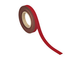 Magneetband MAUL beschrijf- wisbaar 10mx20mmx1mm rood