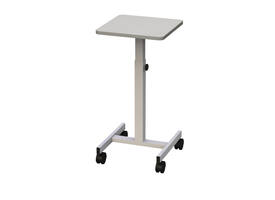 Mobiele tafel MAUL 37,5 x 39,0cm hoogte 64-100cm tot 20kg geremd
