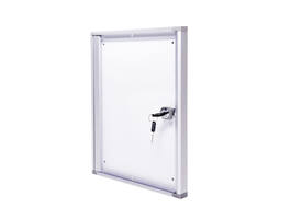 Binnenvitrine wand MAULextraslim whiteboard 1xA4 met slot