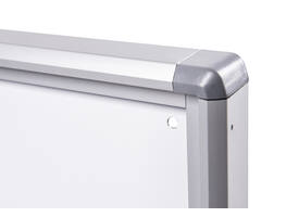 Binnenvitrine wand MAULextraslim whiteboard 2xA4 met slot