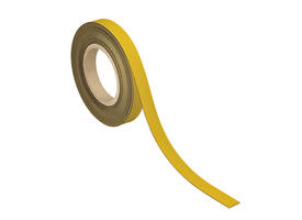 Magneetband MAUL beschrijf- wisbaar 10mx20mmx1mm geel