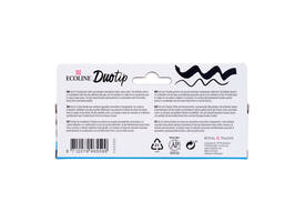 Duotip Talens Ecoline set à 3 stuks zwart en grijs