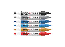 Duotip Talens Ecoline set à 6 stuks stadslandschap