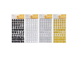 Stickers Alfabet glitter