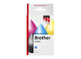 Inktcartridge Quantore alternatief tbv Brother LC3213 blauw