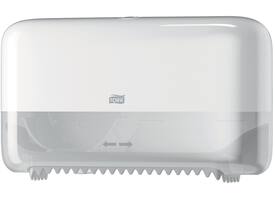 Toiletpapierdispenser Tork T7 Elevation Optiserve Coreless medium duo wit 558040