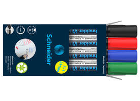Whiteboardmarker Schneider Maxx 290 rond 2-3mm assorti 3+1 gratis