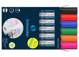 Whiteboardmarker Schneider Maxx 290 rond 2-3mm ass doos à 5+1 gratis