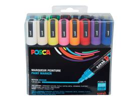 Paintmarker Uni POSCA PC5M medium assorti set à 16 stuks