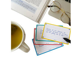 Flashcard Oxford 2.0 75x125mm 80 vel 250gr lijn assorti