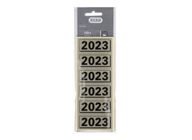 Rugetiket Elba 2023 57x25mm grijs