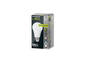 Ledlamp Integral E27 5000K koel wit 4.8W 470lumen dag/nacht sensor