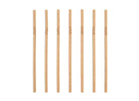 Drinkrietje IEZZY karton buigbaar Ø 6x240mm 100% fair 200 stuks bruin