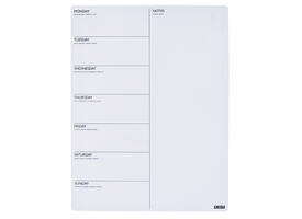 Magnetische planner Desq week 40x30cm magnetisch