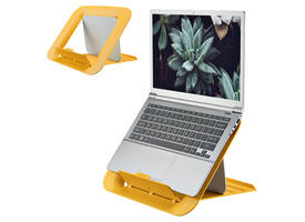 Laptopstandaard Leitz Ergo Cosy verstelbaar recyled geel