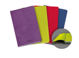 Notitieboek Aurora Capri A5 192blz lijn 80gr assorti
