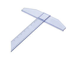 Tekenhaak Aristo GeoCollege 75cm transparant
