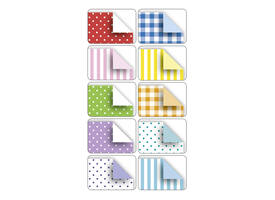 Vouwblaadjes Folia 80gr 20x20cm 50 vel 2-zijdig 10 basics designs