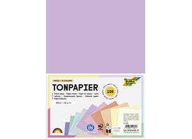 Knutselpapier Folia A4 100vel 10 pastelkleuren