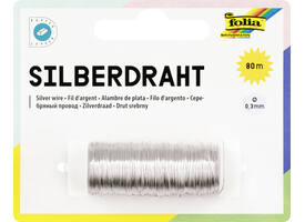 Zilverdraad Folia 0.3mmx80m