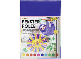 Raamfolie Folia 23x33cm 10 vel 10 kleuren